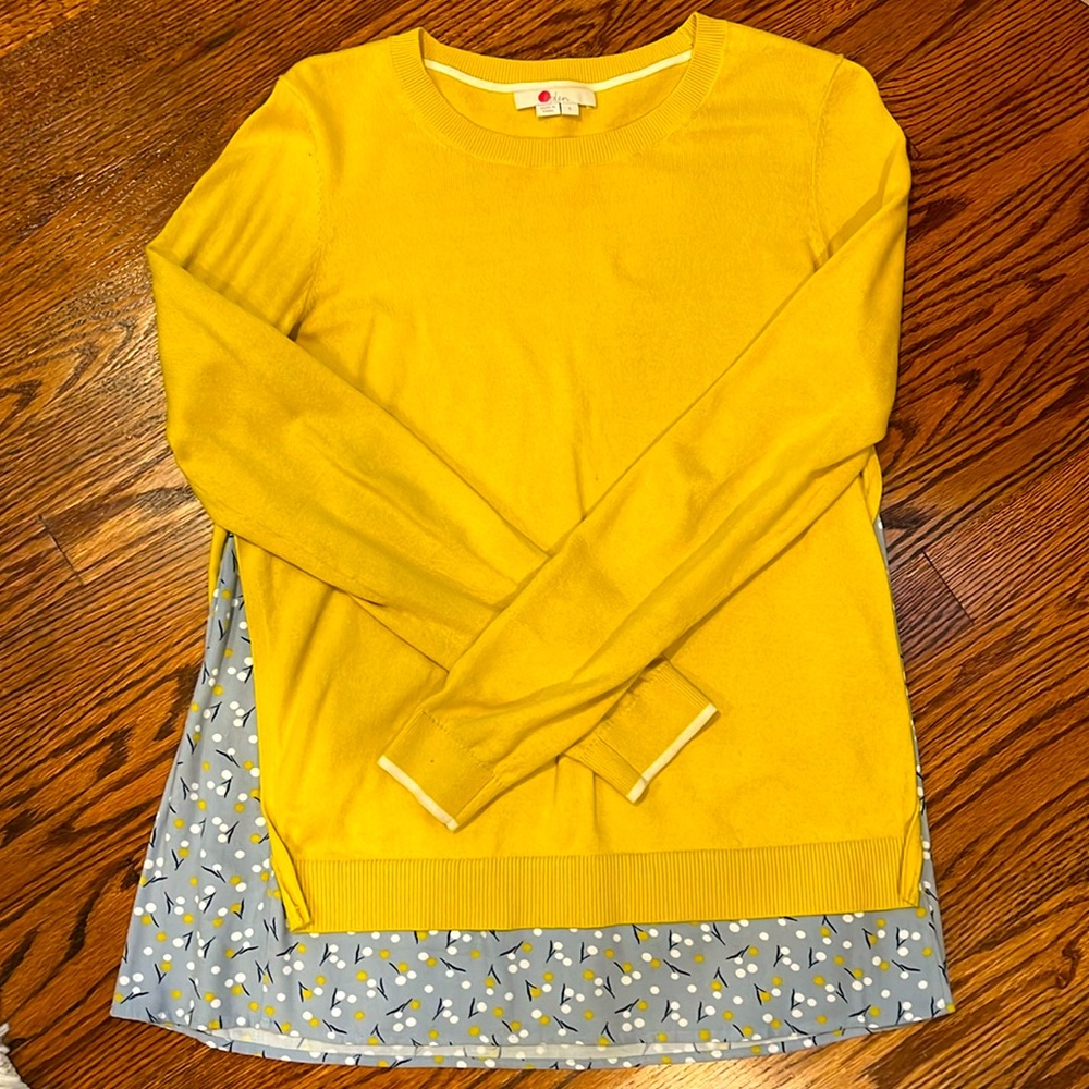 Boden sweater with underlay